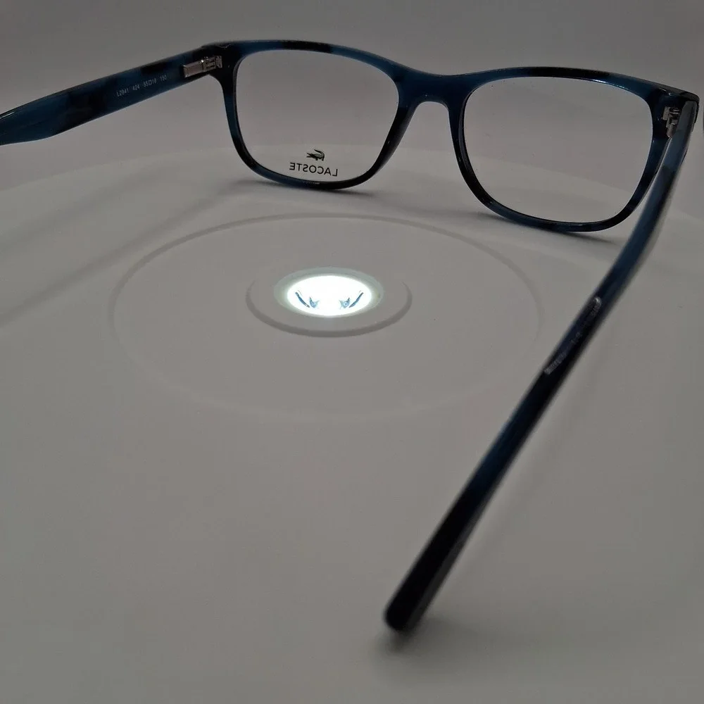 Lacoste Eyeglasses Frames Only Black Blue 55-18-150 L8241 004
